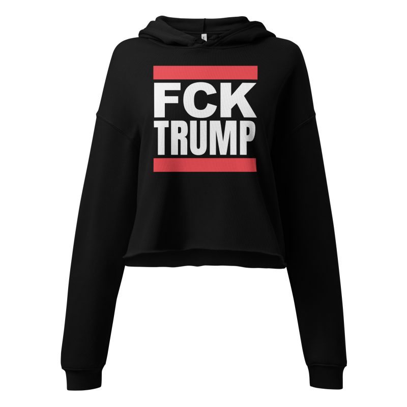 FCK TRUMP Crop Hoodie