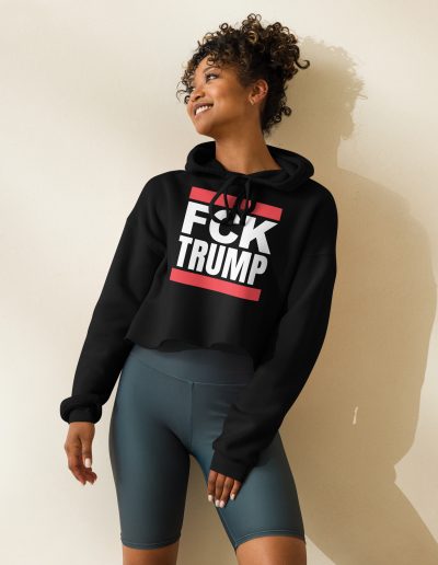 FCK TRUMP Crop Hoodie