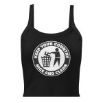 Keep Your Country Nice and Clean Women’s Micro-rib Tank Top (Vest)