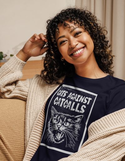 Cats Against Catcalls Women's Relaxed T-Shirt