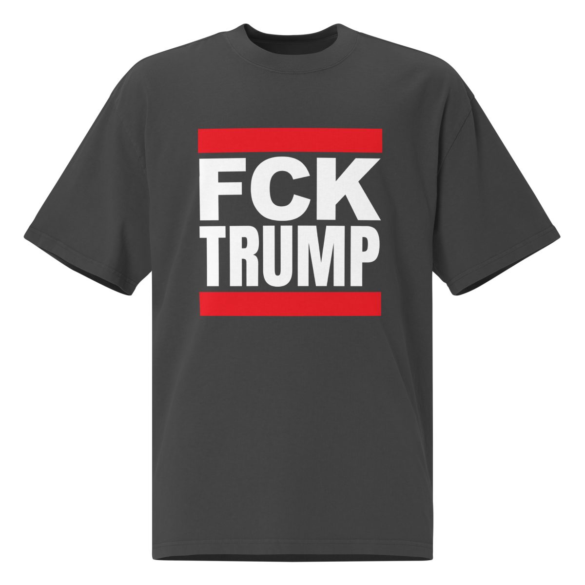 FCK TRUMP Oversized Faded T-shirt
