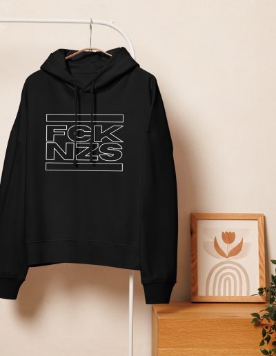 FCK NZS Outline Women’s Organic Hoodie