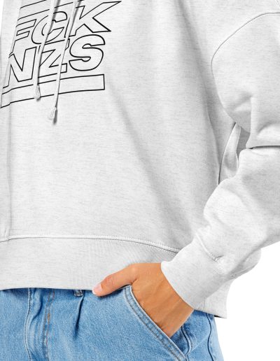 FCK NZS Outline Women’s Organic Hoodie