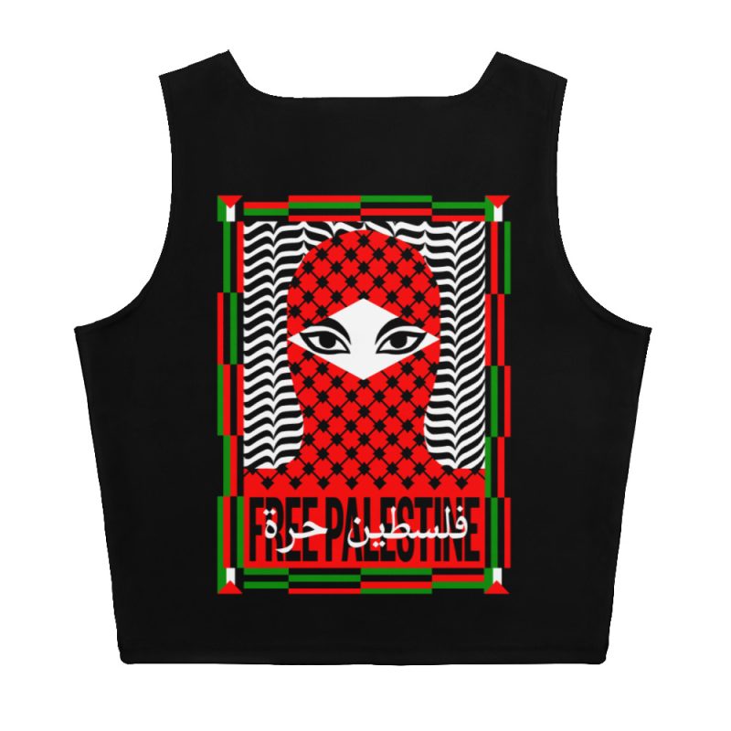 Free Palestine Crop Top Vest