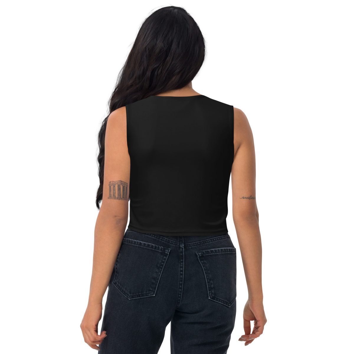 Eat the Rich Crop Top Vest