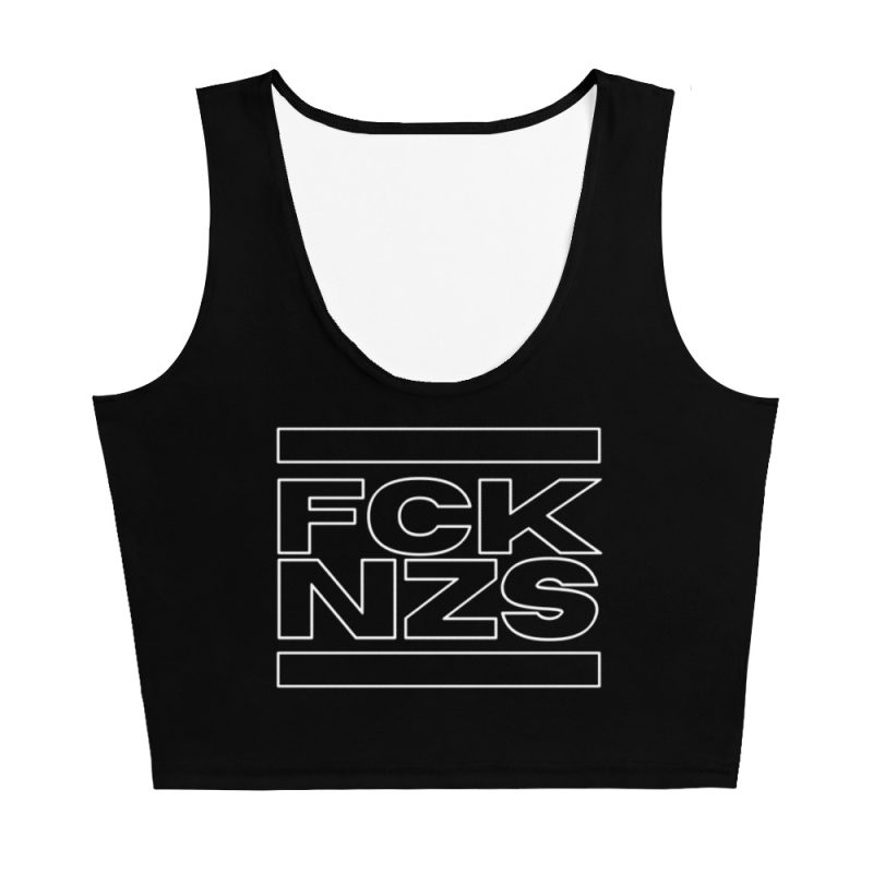 FCK NZS Outline Crop Top Vest