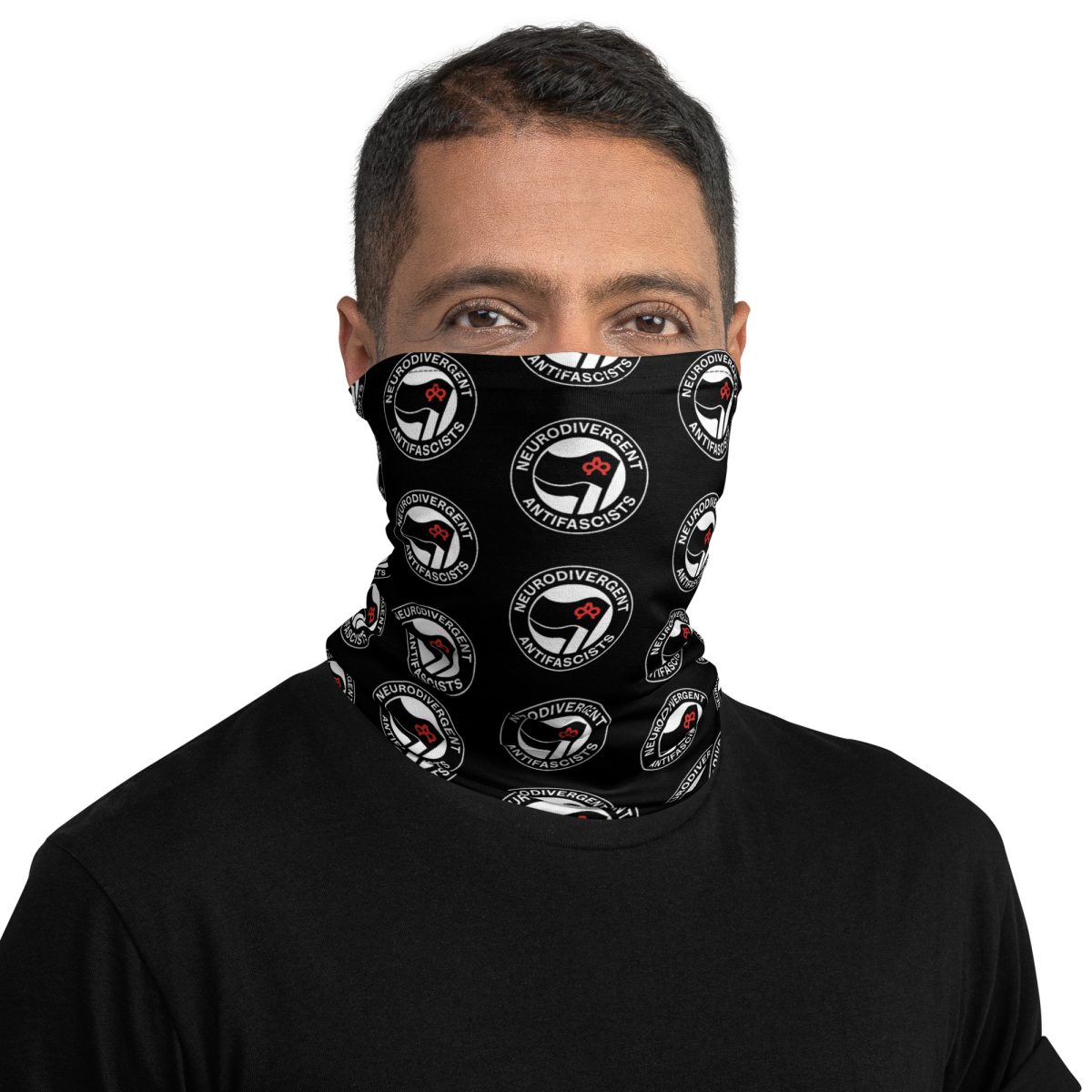 Neurodivergent Antifascists Neck Gaiter