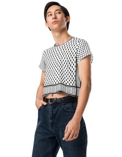 Kufiya (Keffiyeh) Crop Top