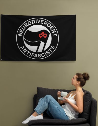 Neurodivergent Antifascists Flag