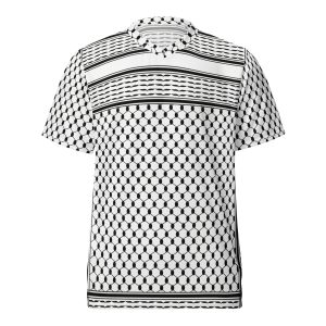 Kufiya (Keffiyeh) Recycled Unisex T-shirt