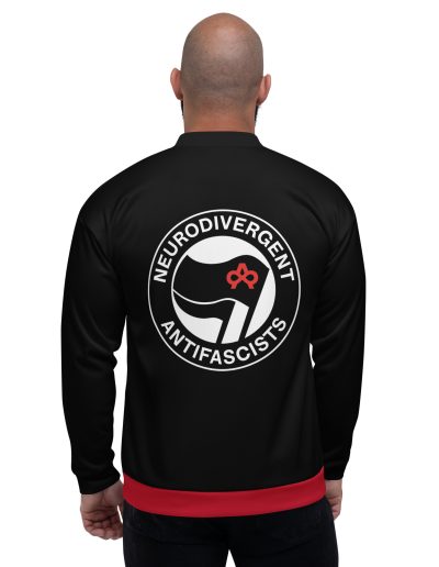 Neurodivergent Antifascists Unisex Bomber Jacket