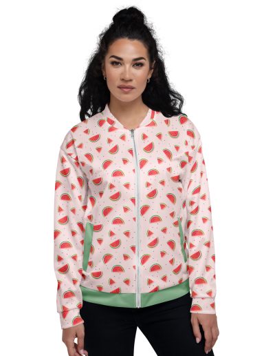 Watermelon Unisex Bomber Jacket