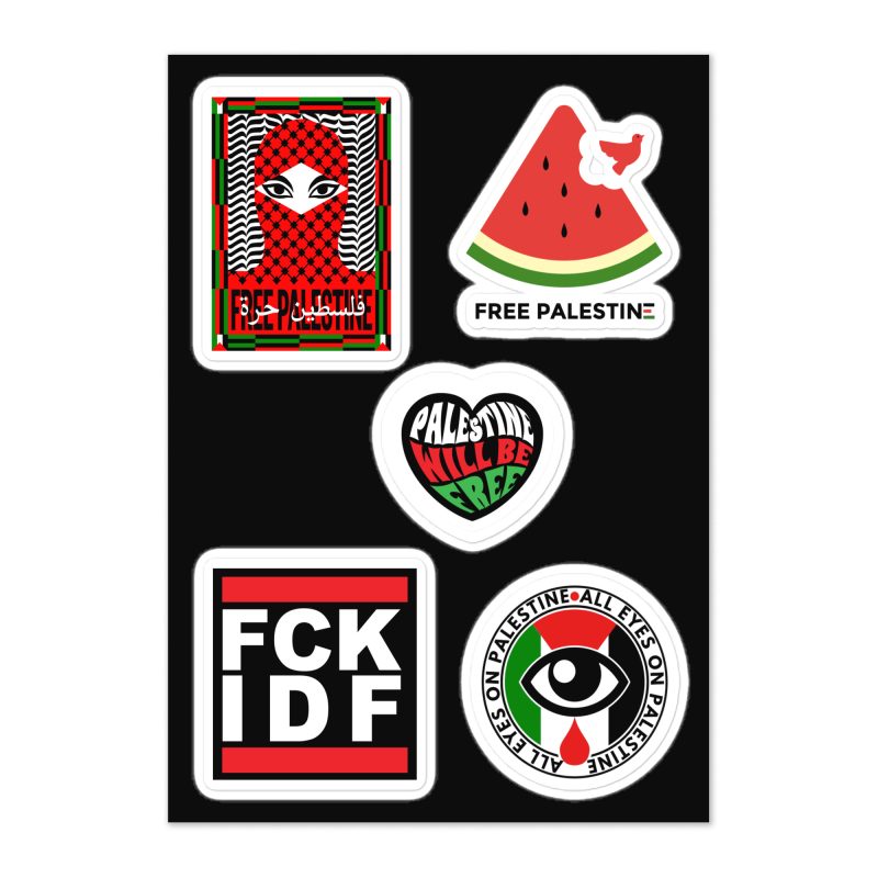 Free Palestine Sticker Sheet