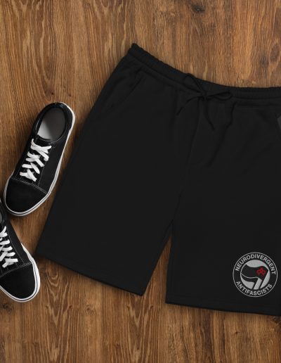 Neurodivergent Antifascists Men’s Fleece Shorts