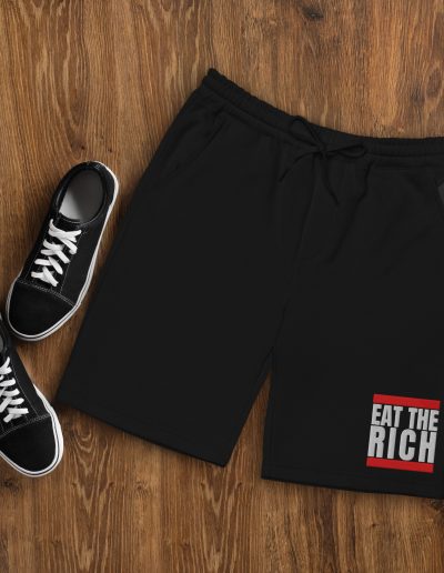 Eat the Rich Men’s Fleece Shorts