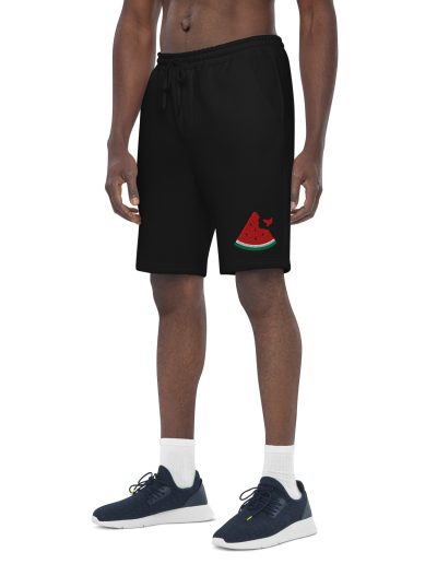 Free Palestine Watermelon Men’s Fleece Shorts