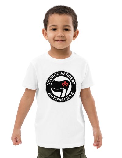 Neurodivergent Antifascists Organic Cotton Kids T-shirt