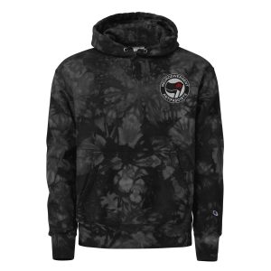 Neurodivergent Antifascists Unisex Champion Tie-dye Hoodie