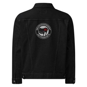 Neurodivergent Antifascists Unisex Denim Jacket
