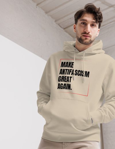 Make Antifascism Great Again Unisex Organic Hoodie