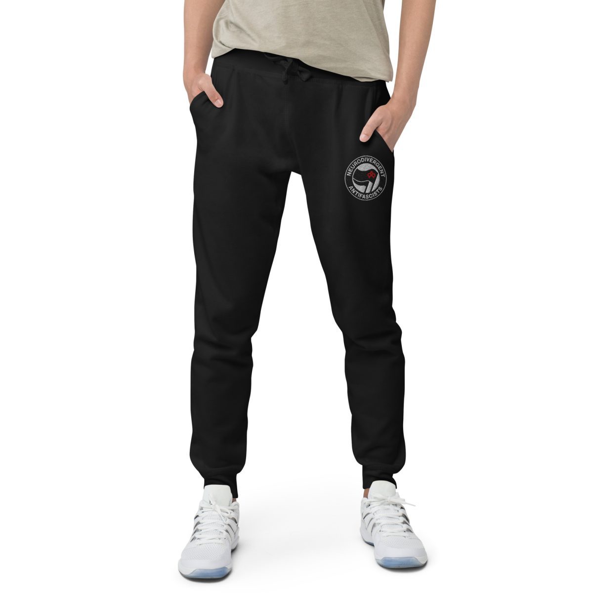 Neurodivergent Antifascists Unisex Joggers Tracksuit Bottoms