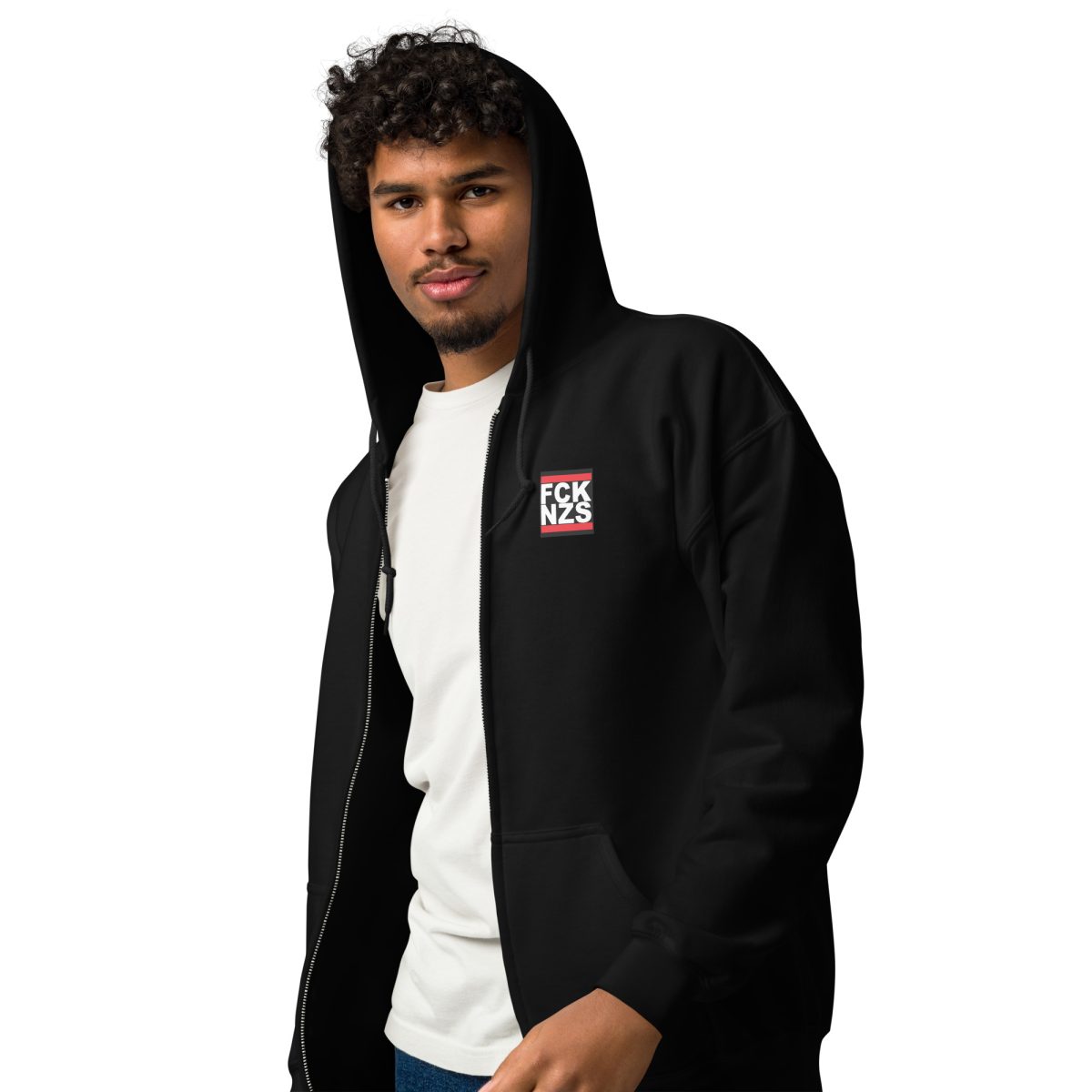 Neurodivergent Antifascists Unisex Zip Hoodie