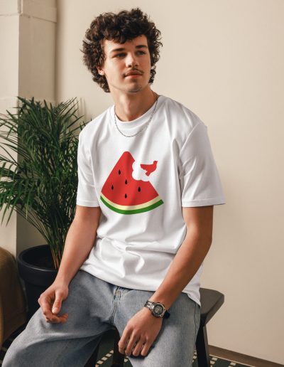 Palestine Watermelon Unisex Organic T-shirt