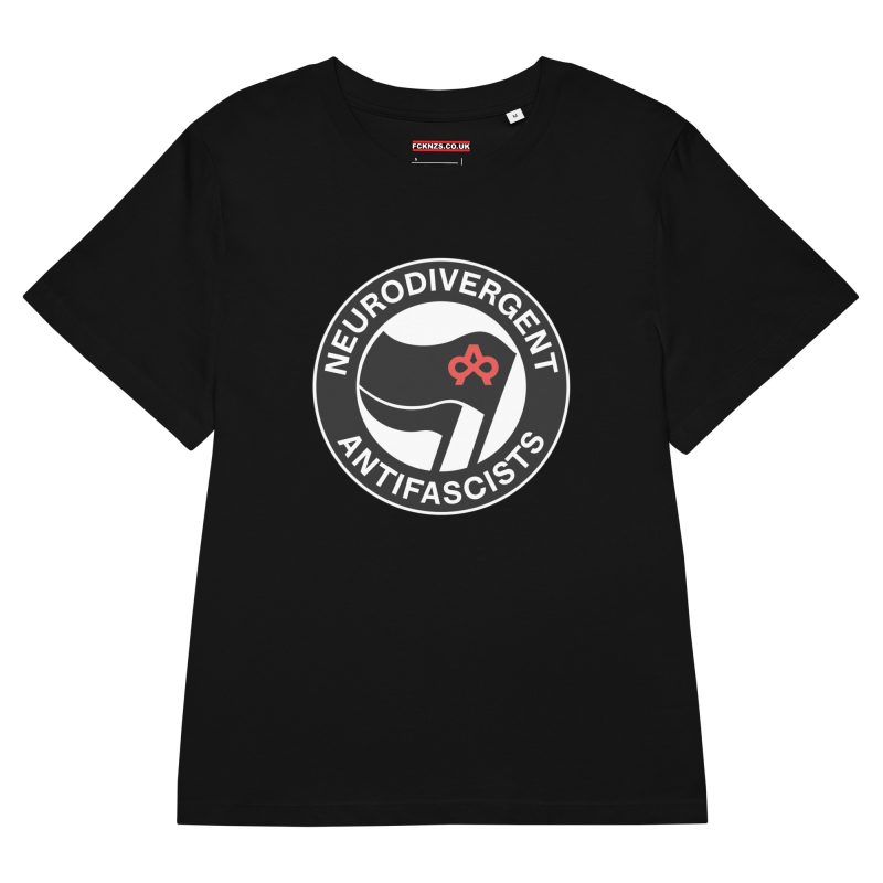 Neurodivergent Antifascists Women’s Organic T-shirt