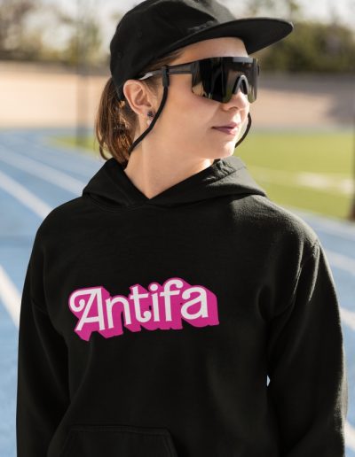 Antifa Barbie Unisex Hoodie