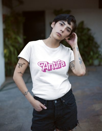 Antifa Barbie Women’s T-shirt