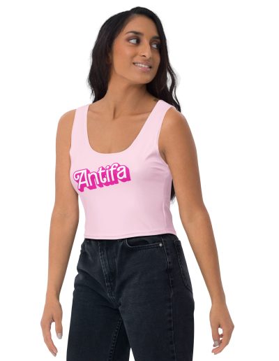 Antifa Barbie Crop Top Vest