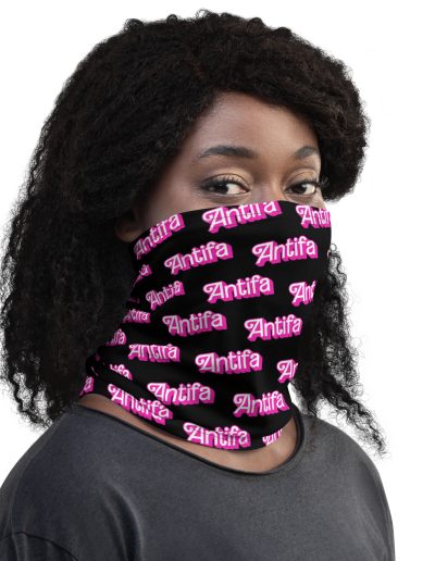 Antifa Barbie Neck Gaiter Face Cover
