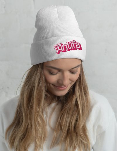 Antifa Barbie Cuffed Beanie
