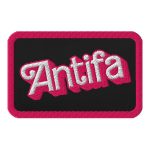 Antifa Barbie Embroidered Patch