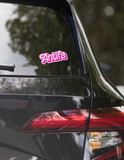 Antifa Barbie Kiss-Cut Stickers