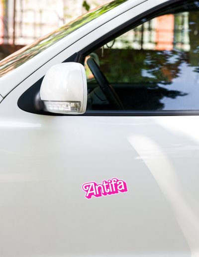 Antifa Barbie Kiss-Cut Stickers