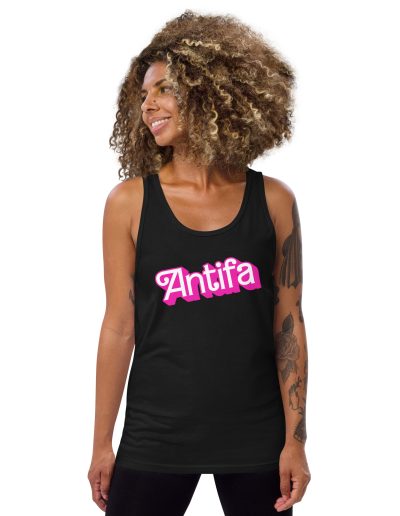 Antifa Barbie Unisex Tank Top Vest