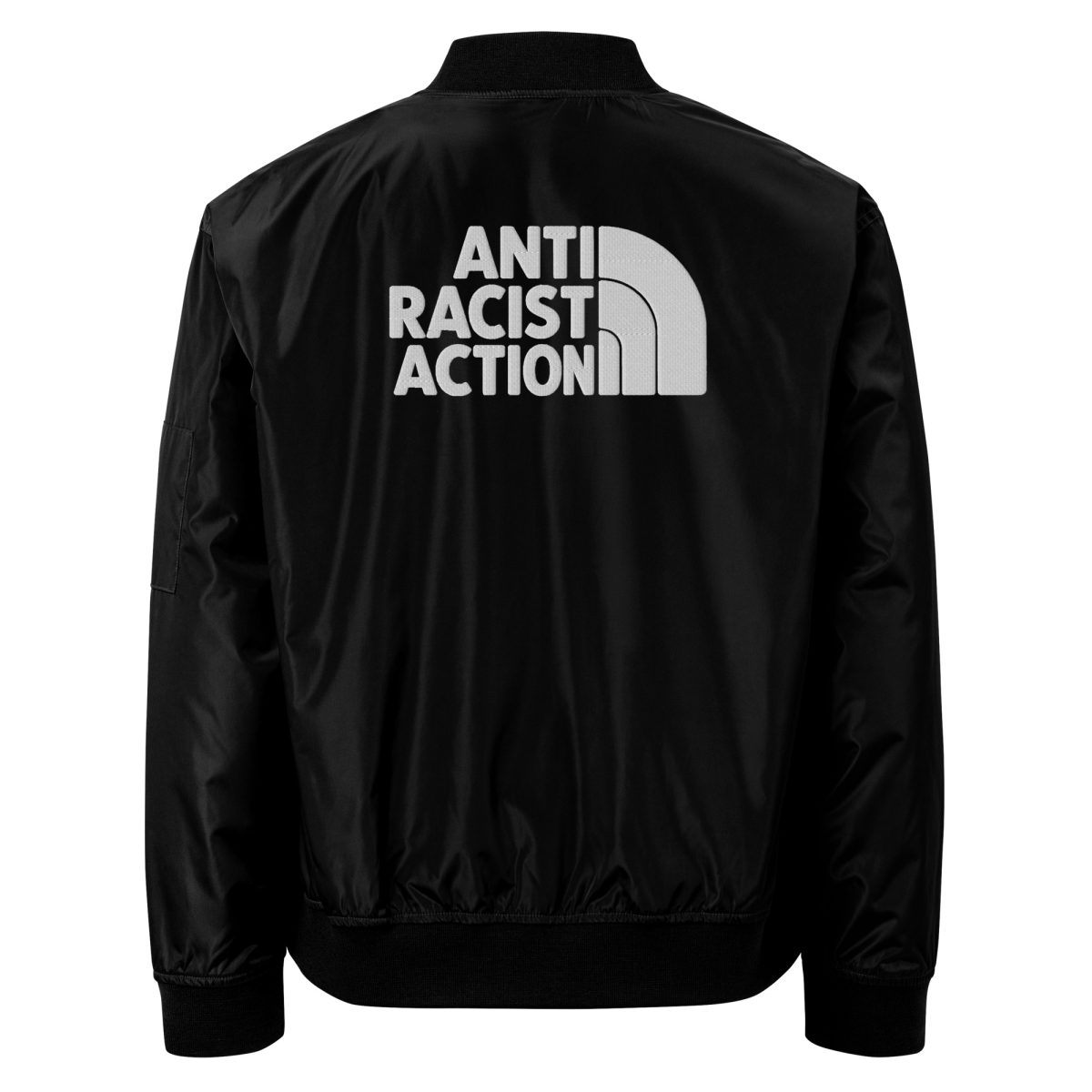 Antiracist Action Premium Recycled Bomber Jacket