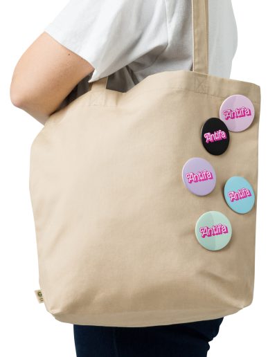 Antifa Barbie Set of Pin Buttons