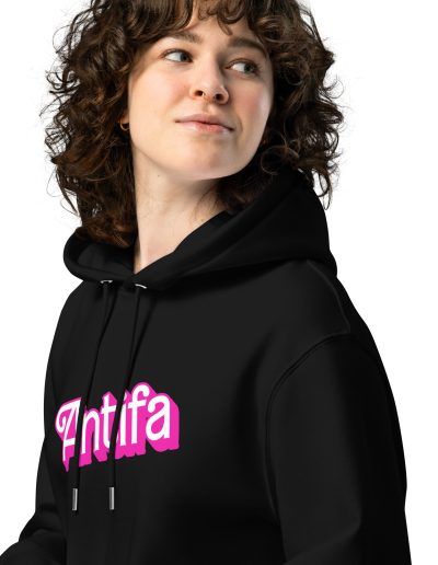 Antifa Barbie Unisex Organic Hoodie