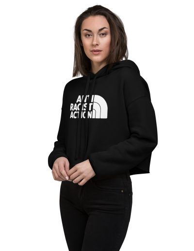 Antiracist Action Crop Hoodie