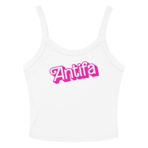 Antifa Barbie Women’s Micro-rib Tank Top (Vest)