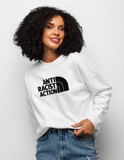 Antiracist Action Women’s Organic Sweatshirt