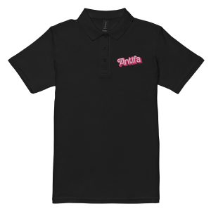 Antifa Barbie Women’s Pique Polo Shirt