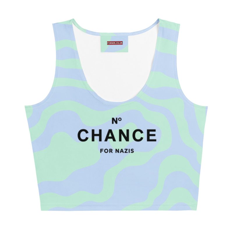 No Chance for Nazis Crop Top Vest