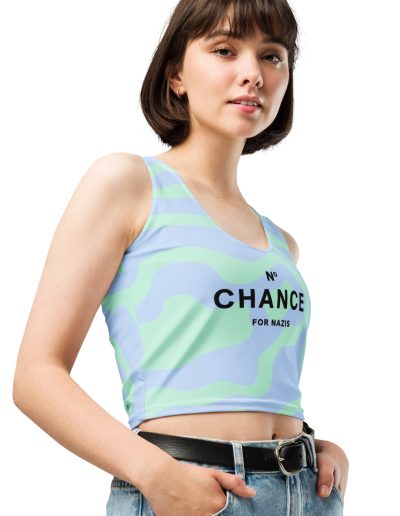 No Chance for Nazis Crop Top Vest