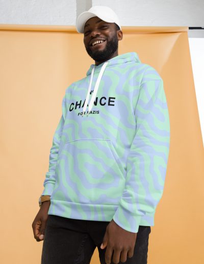 No Chance for Nazis Unisex Recycled Hoodie