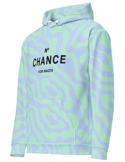No Chance for Nazis Unisex Recycled Hoodie
