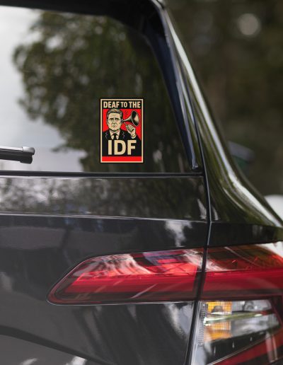 Keir Starmer Deaf To The IDF Kiss-Cut Stickers