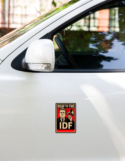 Keir Starmer Deaf To The IDF Kiss-Cut Stickers